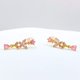 thumbnail image 2 of Aros Colgantes Mariposa, Tricolor Y Gotas, 2 of 3