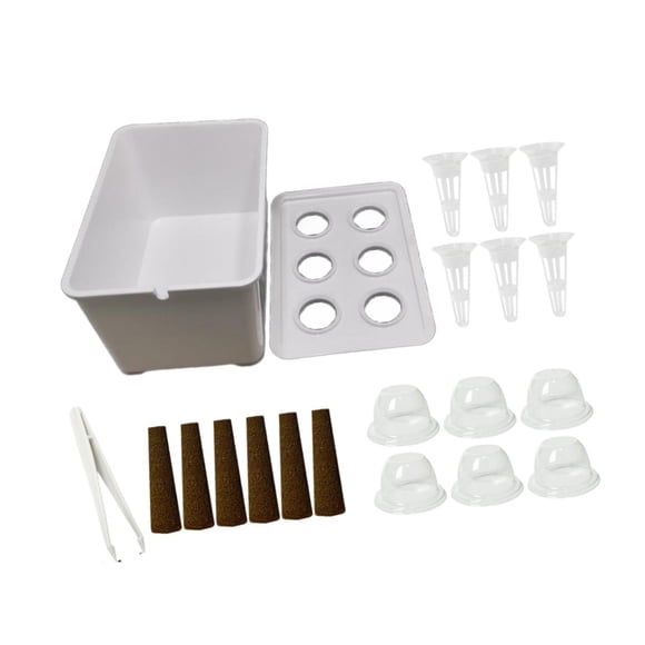 Sistema De Cultivo Hidropónico Kit De Cultivo Hidropónico Para Balcón De Hotel Parterre Blanco
