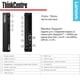 thumbnail image 4 of Miniordenador Lenovo ThinkCentre AMD Ryzen 5 PRO de 16 GB de RAM, 4 of 9
