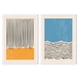 thumbnail image 1 of Set de Cuadros Abstracto Minimal con Marco Blanco 50x40 CM, 1 of 1