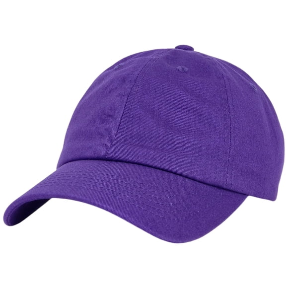 Gorra E BY ELIDAN de algodón púrpura, perfil bajo