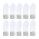 thumbnail image 4 of Cajas De Regalo De Flores Con Asa, Cajas De Regalo Transparentes, Color Blanco, 10 Uds., 4 of 5