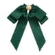 thumbnail image 2 of Broche Con Lazo Preatado Para Mujer, Elegante Broche Para Corbatas, Bufanda, Camisas, Blusa, Verde Oscuro, 2 of 3