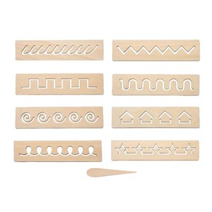 Bothyi - Tablero De Trazado De Madera Aprendizaje De Habilidades Previas A La Escritura Escritura A Mano Para Patrones Geométricos De La Escuela En El Hogar