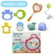 thumbnail image 1 of 10Pcs Bath Toy Set Water Spraying Discoloration Floating Ocean Animals Shaped Play Set Animals Squirt Toy Games Swimming Bathroom Pool Accessories For Babies Kids Children, 1 of 4
