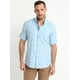 thumbnail image 2 of Camisa Oxford Estampada Calipso celeste XL, 2 of 4