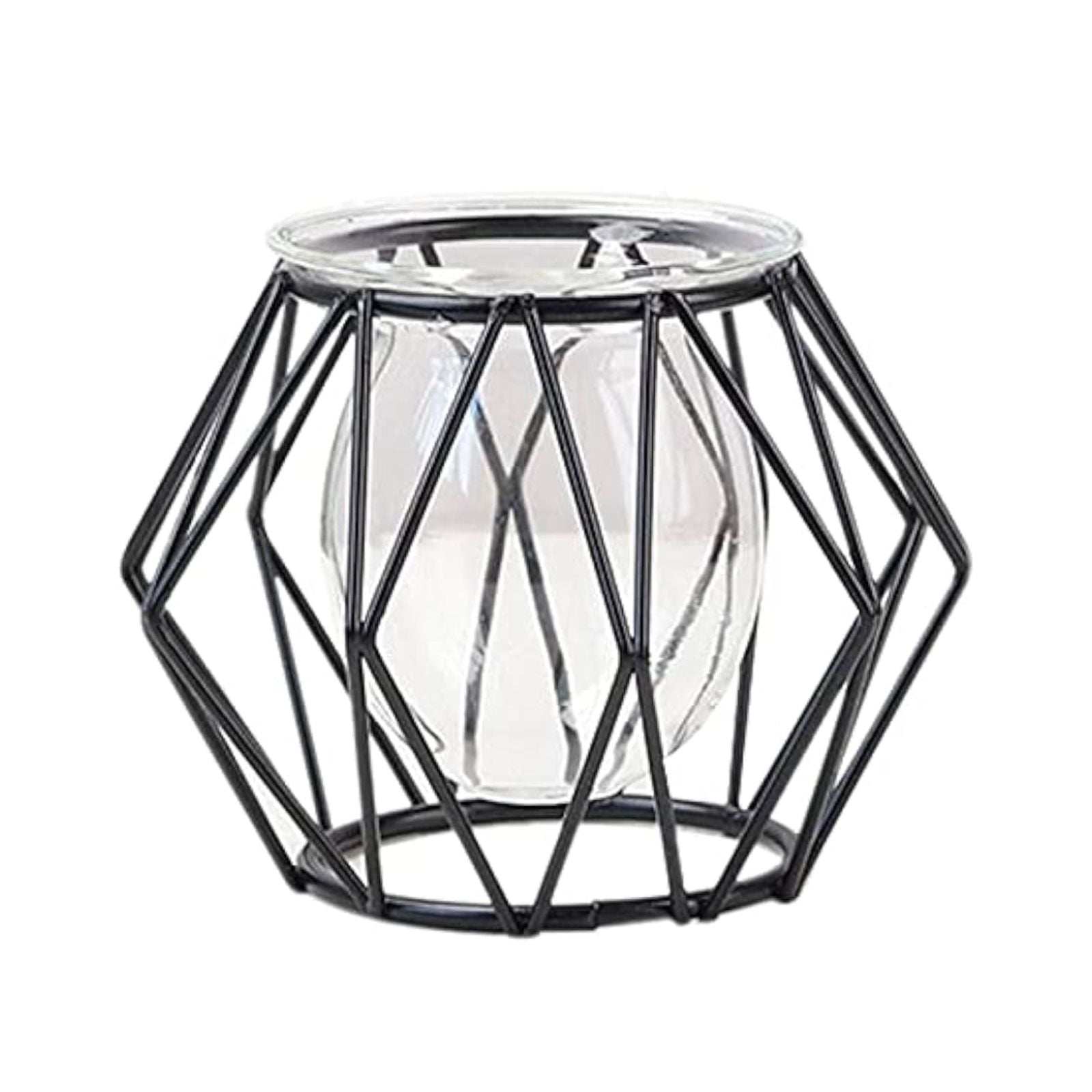 Oem - Porta Vela Candelabro Decorativo Moderno Metal Vidrio M7