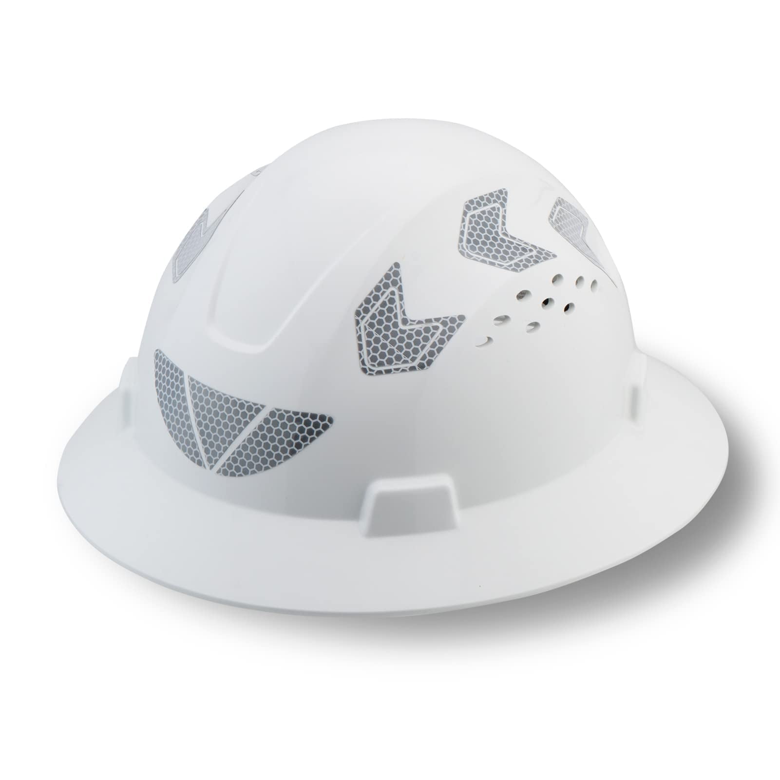 Casco De Seguridad Con Casco De Ala Completa Uninova, Ventilado, Negro