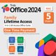 thumbnail image 1 of Software Truly Office 2024 Familia 5 usuarios Mac, 1 of 9
