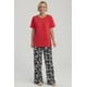 thumbnail image 2 of Polera Mujer Con Tachas Rojo, 2 of 8