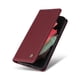 thumbnail image 4 of Funda Billetera de Cuero para Samsung Galaxy S21 Ultra con Tarjetero y Soporte - Tapa Magnética Rojo, 4 of 6