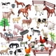 thumbnail image 1 of Juego de Figuras de Animales de Granja Yowlieu 44 Piezas, 1 of 3