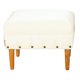 thumbnail image 4 of Set Poufs Provenza Tachas Felpa 04 Crudo, 4 of 5