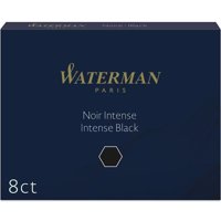 Cartucho De Tinta Para Pluma Estandar Waterman Negro X8