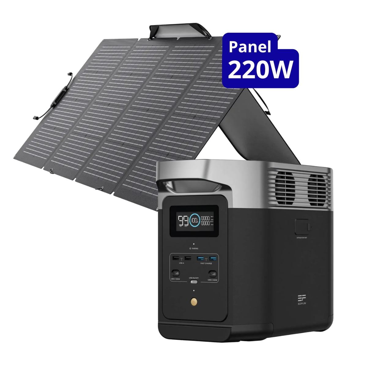 Ecoflow Delta 2 + Panel 220w