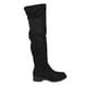 thumbnail image 1 of Bota Larga Gamuza Mujer 32 Yassne Negro, 1 of 5