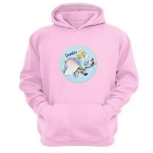 Genérico - Polerón Canguro Elefante Dibujos Animados Rosa Talla L Unisex