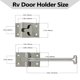 thumbnail image 2 of Pestillo para puerta de remolque ESUDNT Rv 304 de acero inoxidable de 6 pulgadas (paquete de 2), 2 of 6