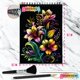 thumbnail image 4 of Libro de Arte Rasca y Revela Tip Perk – Serie Floral de 10 Páginas, 4 of 9