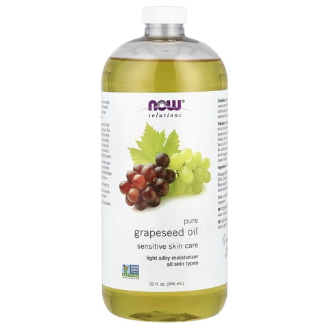 Now Foods - Aceite De Semilla De Uva Now Solutions Skin Care Piel Sensible 1L
