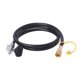 thumbnail image 1 of Manguera reguladora de gas propano Flame King de 90 grados, 1,8 m, 1 of 5