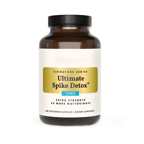 Ultimate Spike Detox 3 En 1 Nattokinasa Curcuma Selenio 60 caps