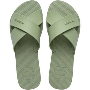 Sandalia Mujer Aqua Verde Humo Havaianas