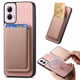 thumbnail image 1 of Funda de Cuero Magnética con Tarjetero para Motorola Moto G Power 2024 Cubierta Delgada Rosa, 1 of 5