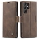 thumbnail image 1 of 1pc Flip Case For Samsung Galaxy S23 S22 Ultra Note 10 Note 20 Ultra Retro Magnetic Card Artificial Leather Wallet, 1 of 3