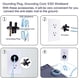 thumbnail image 4 of Alfombrilla antiestática HPFIX ESD Safe con pulsera ESD y cable de conexión a tierra, 4 of 7