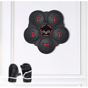 Genérico - Maquina De Boxeo Luces Musica Bluethoo Guantes