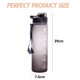 thumbnail image 2 of Botella de agua deportiva, botella de agua Tritan sin BPA, botella de agua deportiva a prueba de fugas de 1 litro, botella de agua suave al tacto, adecuada para deportes, fitness, al aire libre,, 2 of 5
