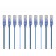 thumbnail image 2 of Cable de conexión Monoprice Cat6A, 20 pies, negro, paquete de 10 unidades, UTP 10G, 2 of 4
