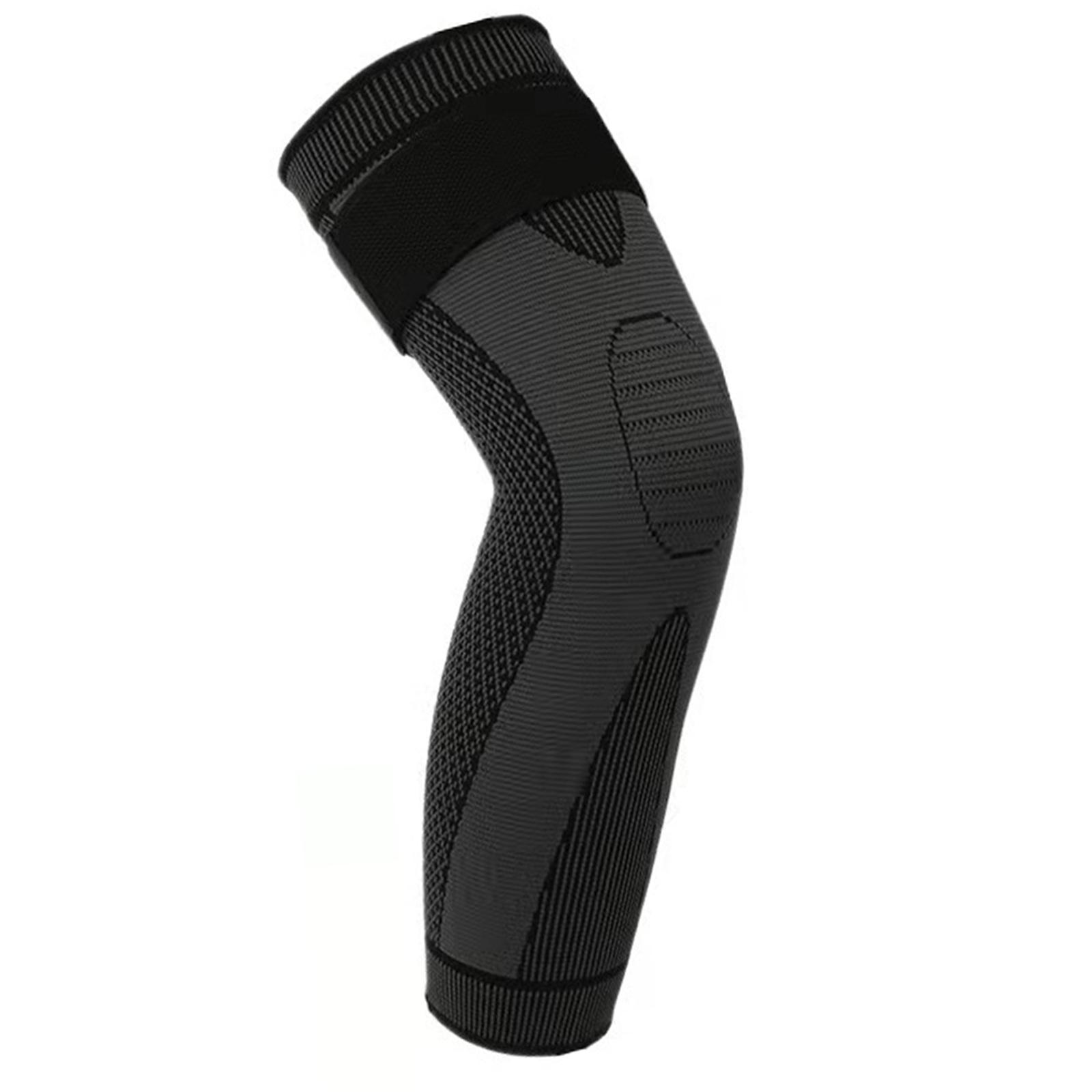 Ioensy - Soporte De Rodilla Brace Vendaje De Presión Rodilleras Meniscus Tear Sports Black L
