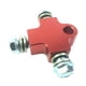 thumbnail image 5 of Juego De Conversión De Tubo De Manguera De Aceite De Freno, Conector De Tres Vías, Disco Doble Delantero, Rojo, 5 of 5