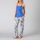 thumbnail image 1 of Set Pabilo + Pantalon Satin Print Flores Mujer 33825-244, 1 of 4