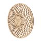 thumbnail image 3 of Flor De La Vida Geometría Sagrada Arte De La Pared Escultura De Madera Rejilla Colgante B 30.5cm, 3 of 5