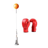 Magideal - Pelota De Reacción De Boxeo, Saco De Boxeo, Altura Regulable, Ejercicios De Agilidad, Ejercicios De Puñetazo, Entrenamiento, Equipo De Boxeo, Speedbal Para Jóvenes