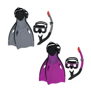 Bestway - Set Mascara Snorkel Y Aletas Size M