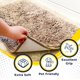 thumbnail image 2 of Alfombra Muddy Mat 183 cm Beige Microfibra Absorbente, 2 of 6
