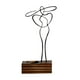 thumbnail image 3 of Portavelas Mujer Escultura Candelabro Para Banquete Decoración Del Hogar Negro, 3 of 3