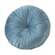 thumbnail image 1 of Cojín Redondo De Calabaza, Elegante Y De Primera Calidad, Para El Suelo, Para Tocador, Cama, Sofá, Color Azul Lago, 1 of 5