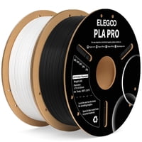Filamento Para Impresora 3D Elegoo Pla Pro, 1,75 Mm, Blanco Y Negro, 2 Kg