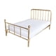 thumbnail image 1 of Cama Para Casa De Muñecas A Escala 1/12 Cama En Miniatura Para Casa De Muñecas Para Decoración De Dormitorio Con Micropaisaje Dorado, 1 of 5