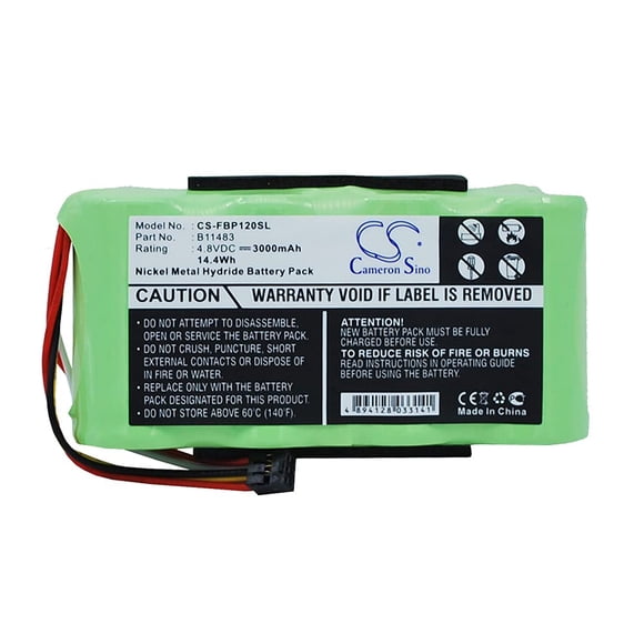 Batería C S CS-FBP120SL 4.8V 3000mAh para Fluke