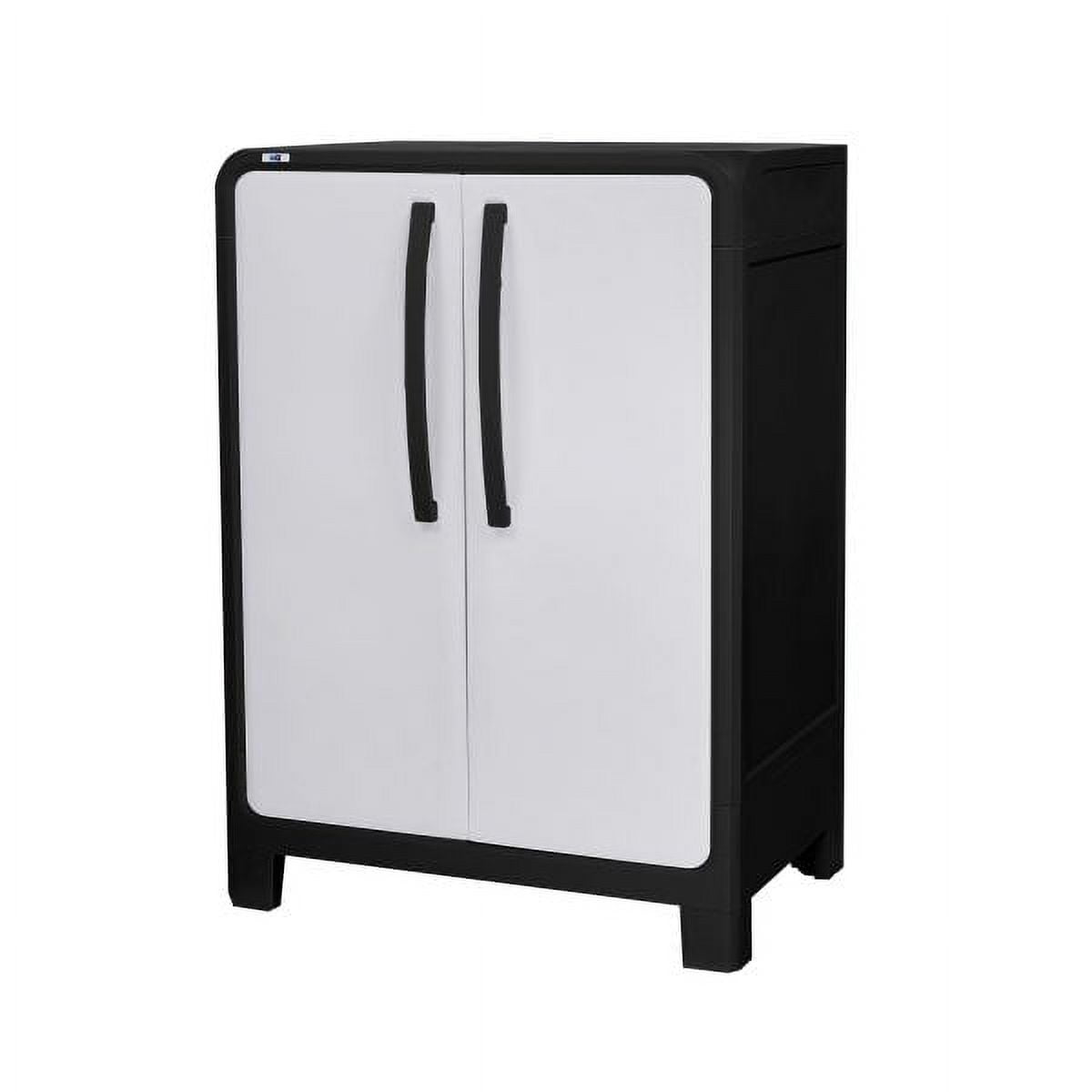 Armario Multiuso Mediano Modelo Eclypse 100 *70 *46cm Negro-gris Qrubber