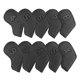 thumbnail image 2 of 10Pcs Golf Iron Headcover, 4,5,6,7,8,9, A, S, P, X Se Adapta A Todas Las Marcas Negro, 2 of 5