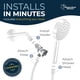 thumbnail image 4 of Soporte portátil para cabezal de ducha HammerHead Showers Chrome, 4 of 7