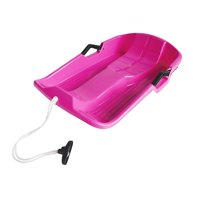 Ioensy - Tobogán De Snowboard Con Cuerda De Tracción, Tabla Deslizante De Arena Para Patinaje, Esquí, Rosa