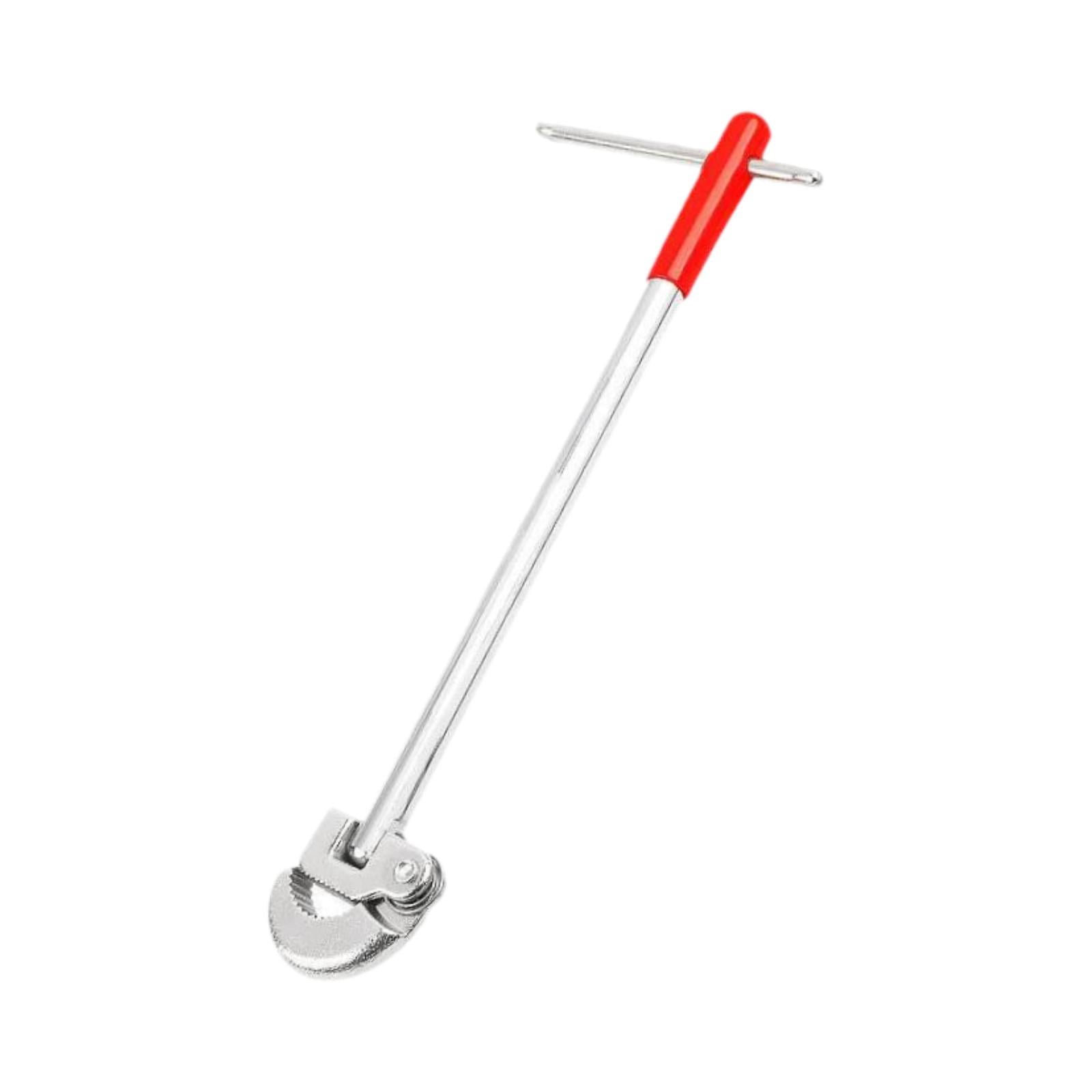 Magideal - Llave De Llave Llave De La Llave De La Llave De Cuenca Herramienta De Llave De Llave De Fontanería Múltiple Ligera Para Baños Aplicaciones De Plomería Mango Rojo